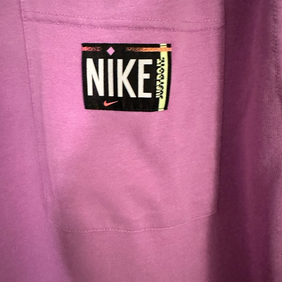 Nike Womens Fuchsia Glow Plus Size  Cotton T-Shirt Dress Material : 100% COTTON - Picture 7 of 10